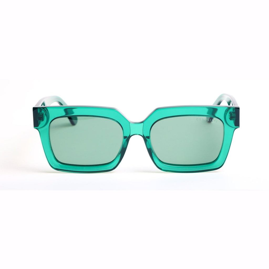 GENESIS London 2026 – Polarized Emerald Sunglasses | Italian Acetate Frame, UV400 Protection