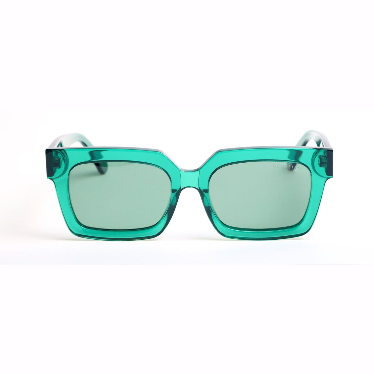 GENESIS London 2026 – Polarized Emerald Sunglasses | Italian Acetate Frame, UV400 Protection