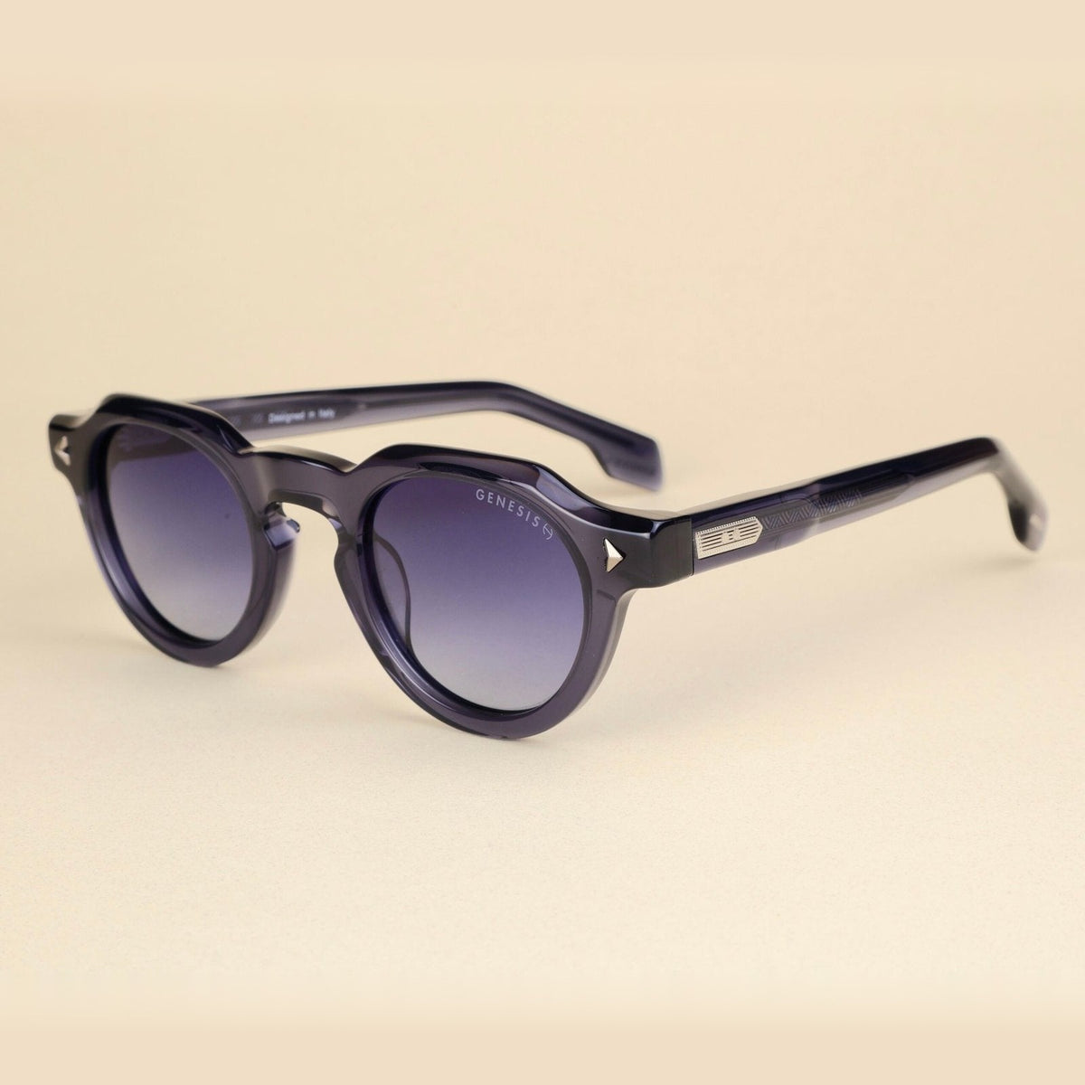 GENESIS PR30 Unisex Sunglasses – Ocean Blue Crystal / Smoke Blue