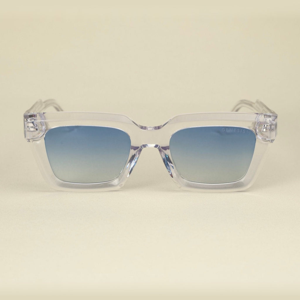 GENESIS NG20 Unisex Sunglasses – Crystal/Caribbean Sea