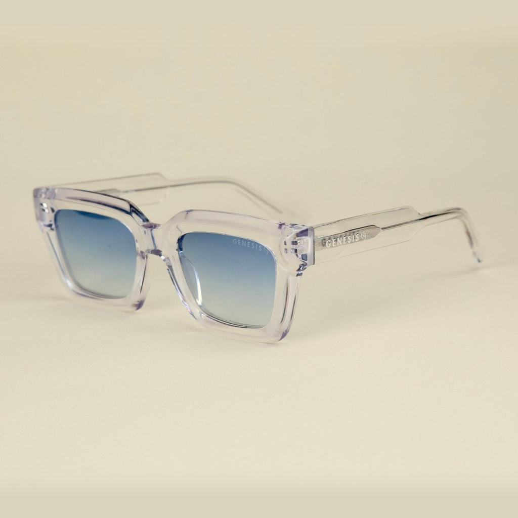 GENESIS NG20 Unisex Sunglasses – Crystal/Caribbean Sea