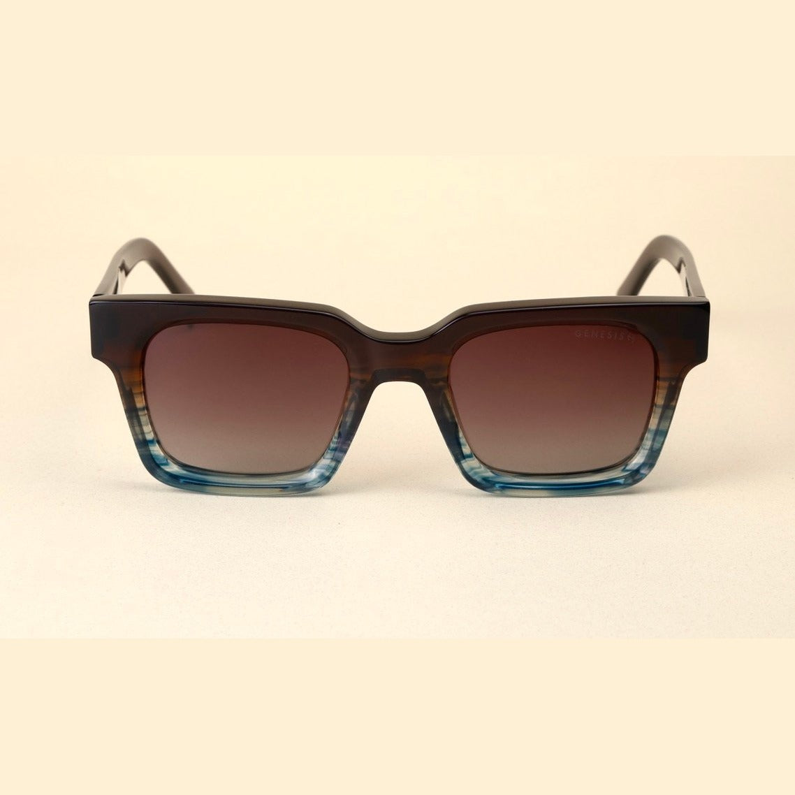 GENESIS XT90 Unisex Sunglasses Brown-Water Wave
