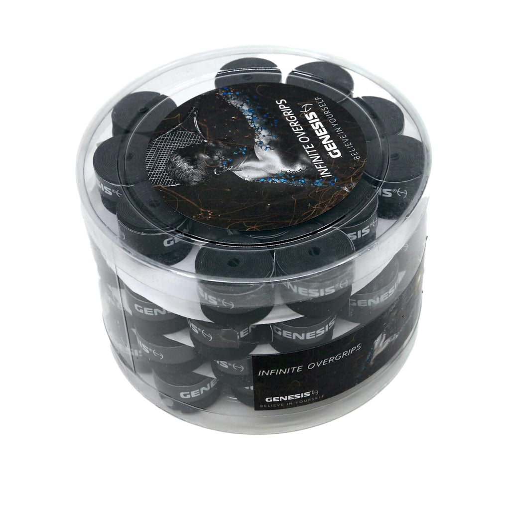 GENESIS Infinite Dry 0.75MM Overgrips 60 Pack Black