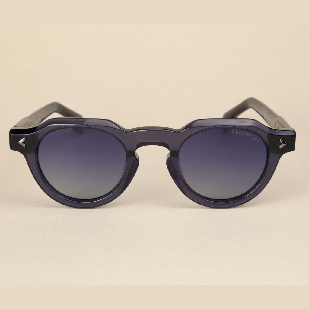 GENESIS PR30 Unisex Sunglasses – Ocean Blue Crystal / Smoke Blue
