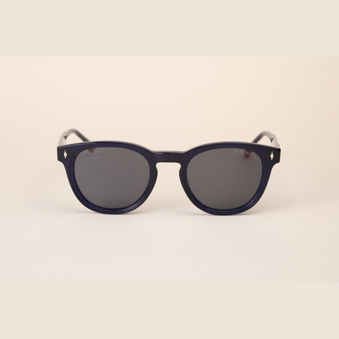 GR5 Unisex Sunglasses - Midnight Navy/Red Detail
