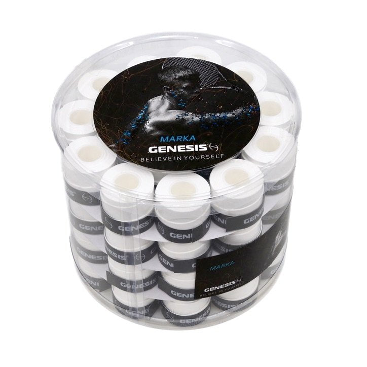 GENESIS Marka 0.60MM Overgrips 60 Pack White