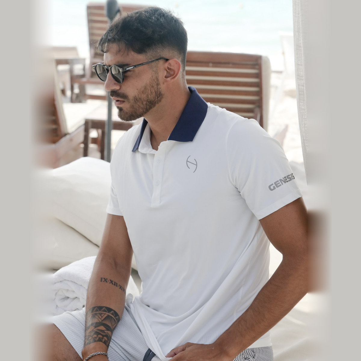GENESIS Men´s Infinite Polo White