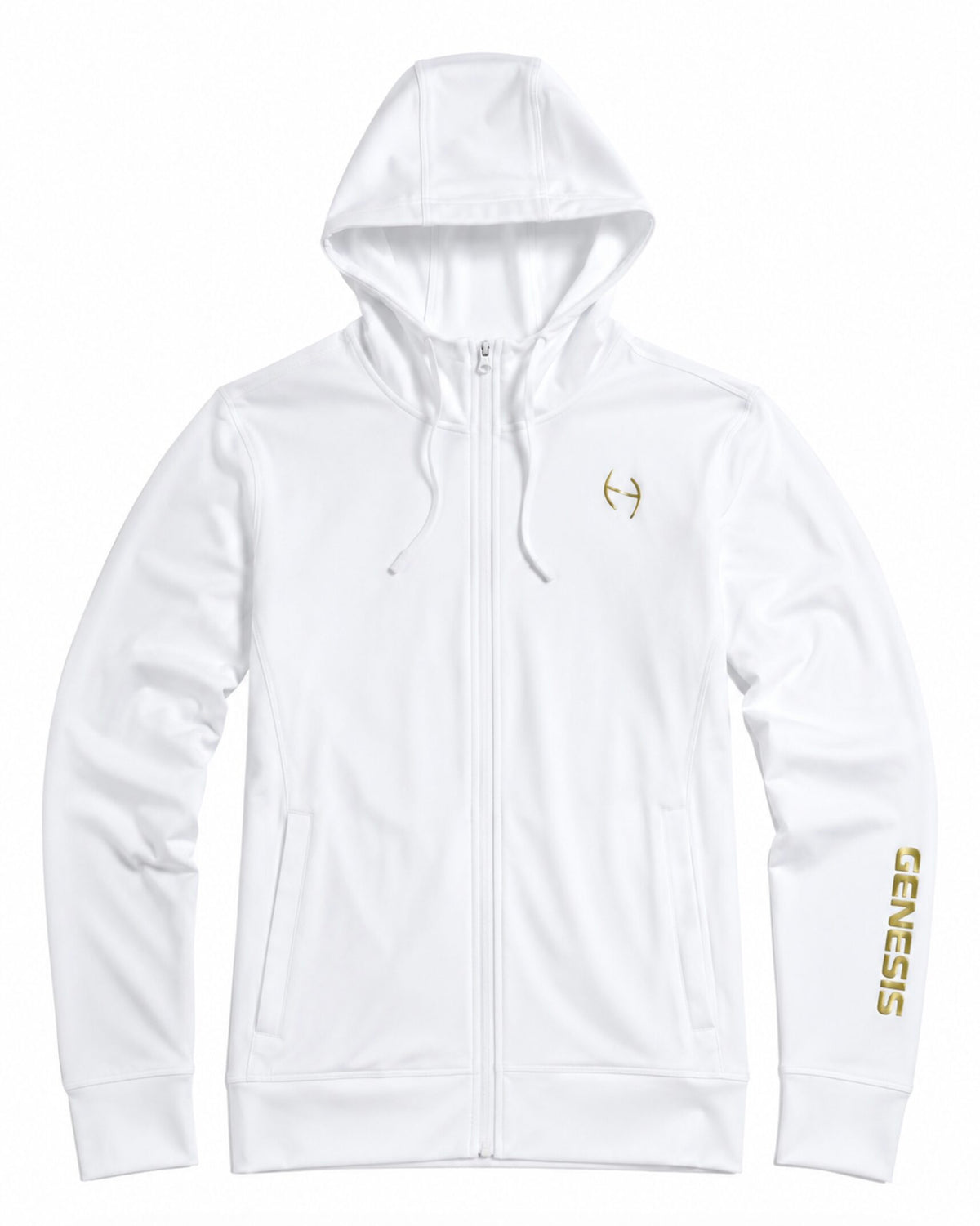 GENESIS Tech MenÂ´s Hoodie Jacket White 2026