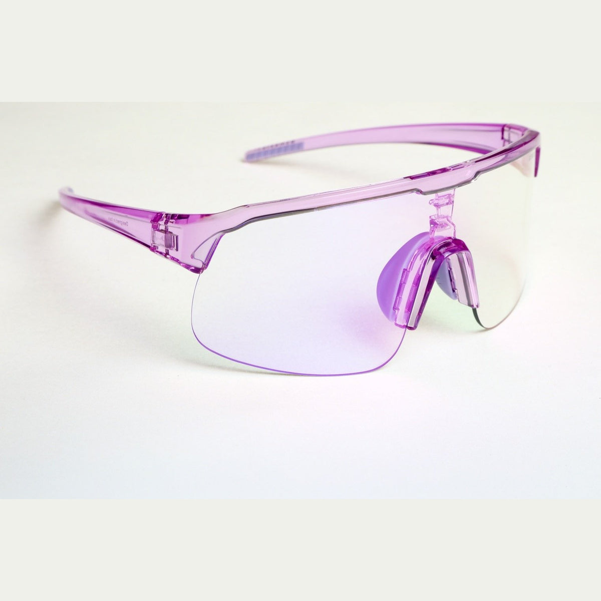 GENESIS France 2026 – Photochromic Sport Sunglasses | Purple Frame, Lightweight, UV400 Protection