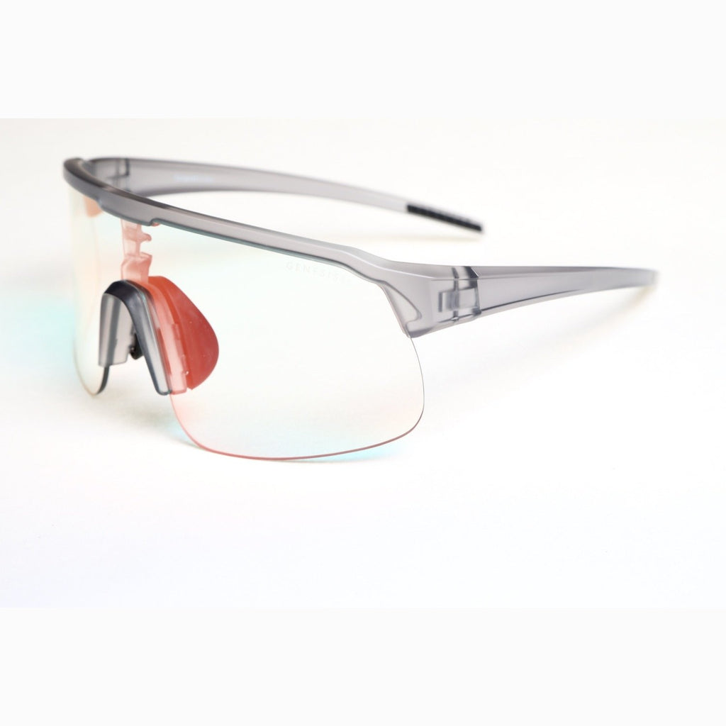 GENESIS France 2026 – Photochromic Sport Sunglasses | Grey/Orange, UV400 Protection