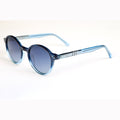 GENESIS Dubai 2026 – Polarized Round Sunglasses | Blue Acetate Frame with Caribbean Hues, UV400 Protection
