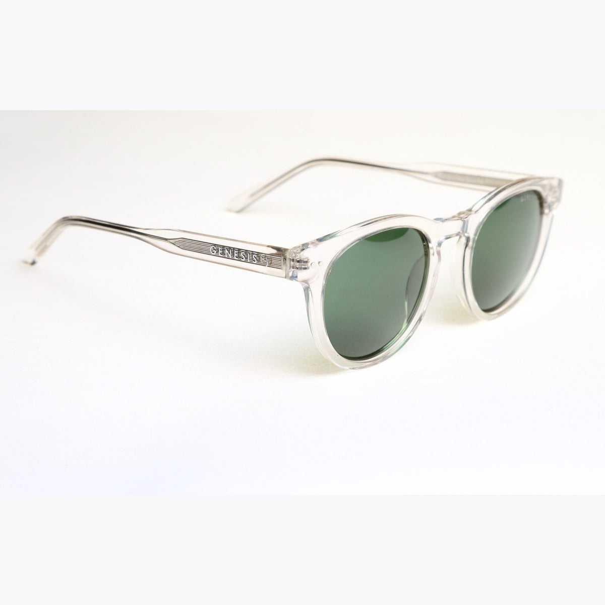 GENESIS Monte Carlo 2026 – Polarized Clear Frame Sunglasses | Modern Transparent Design, UV400 Protection