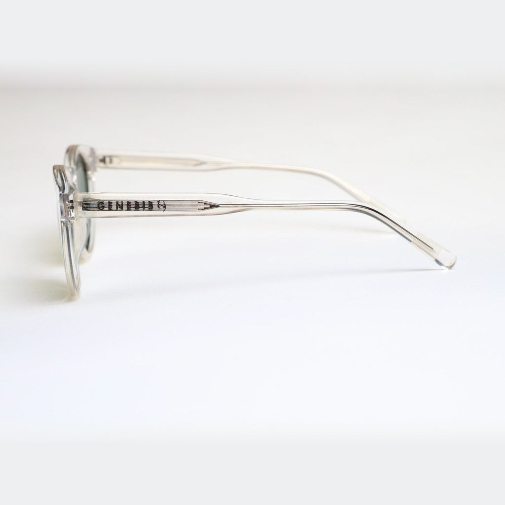 GENESIS Monte Carlo 2026 – Polarized Clear Frame Sunglasses | Modern Transparent Design, UV400 Protection