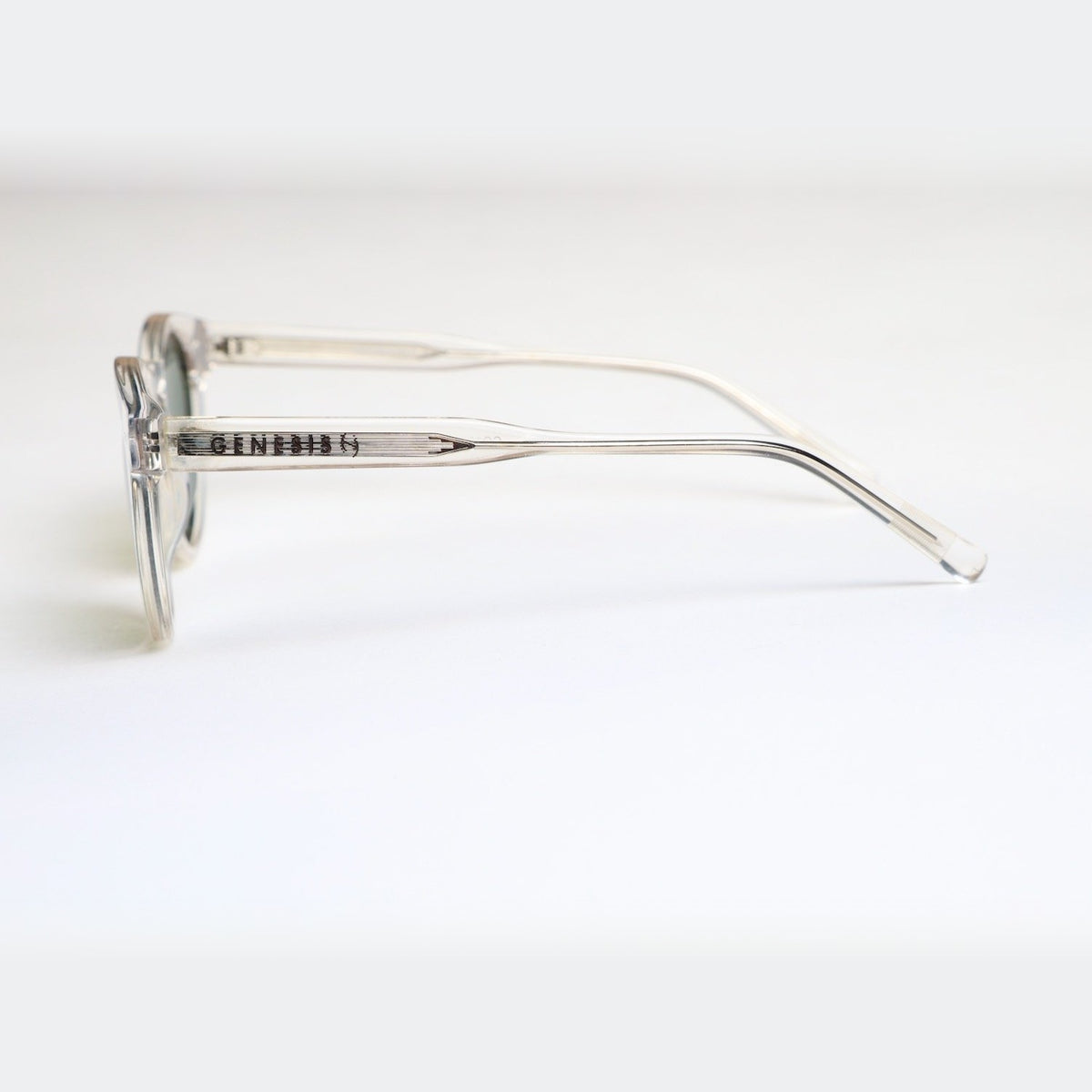 GENESIS Monte Carlo 2026 – Polarized Clear Frame Sunglasses | Modern Transparent Design, UV400 Protection