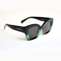 GENESIS New York 2026 – Women’s Polarized Sunglasses | Oversized Italian Acetate Frame in Black or Emerald