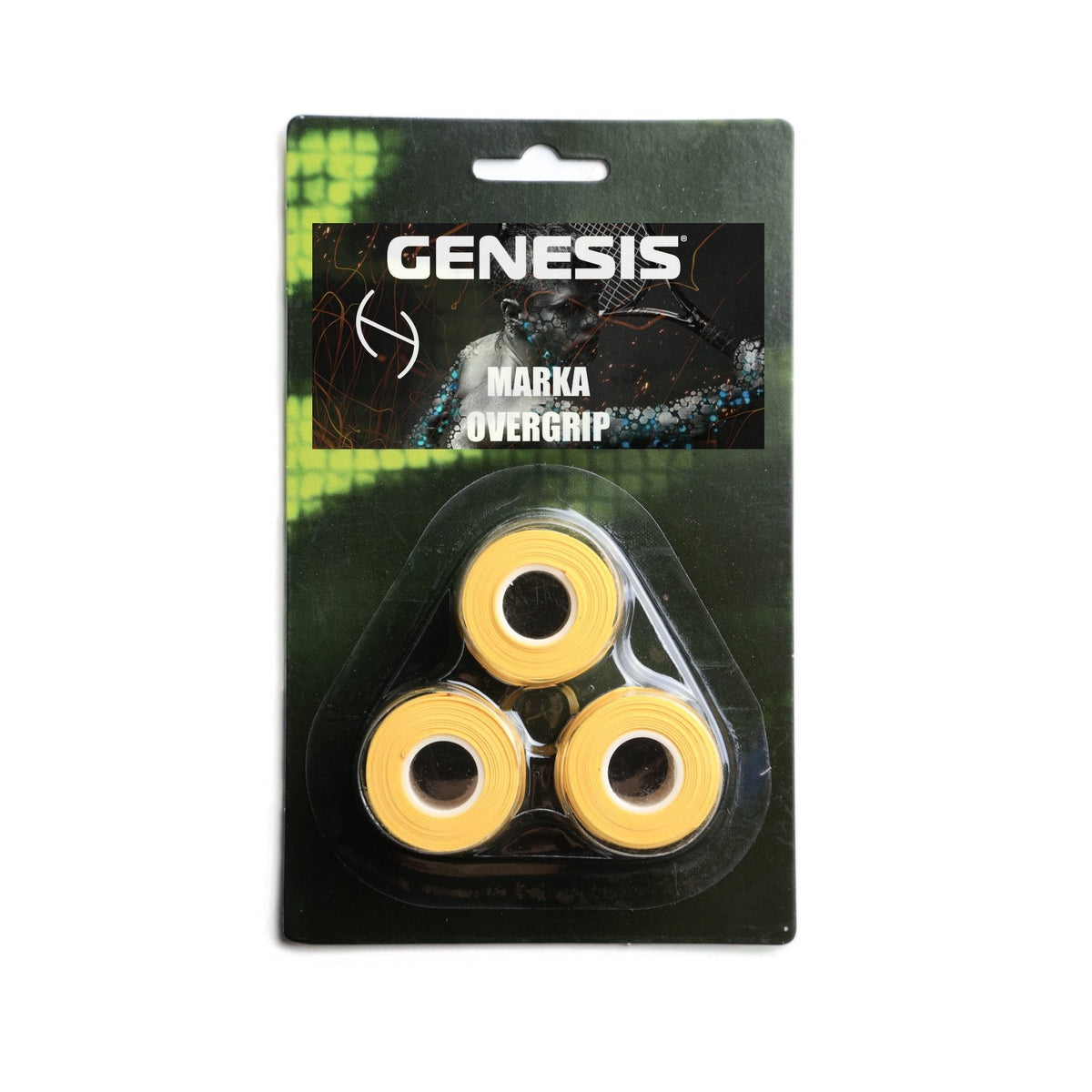 GENESIS Marka Yellow Overgrip 3 Pack