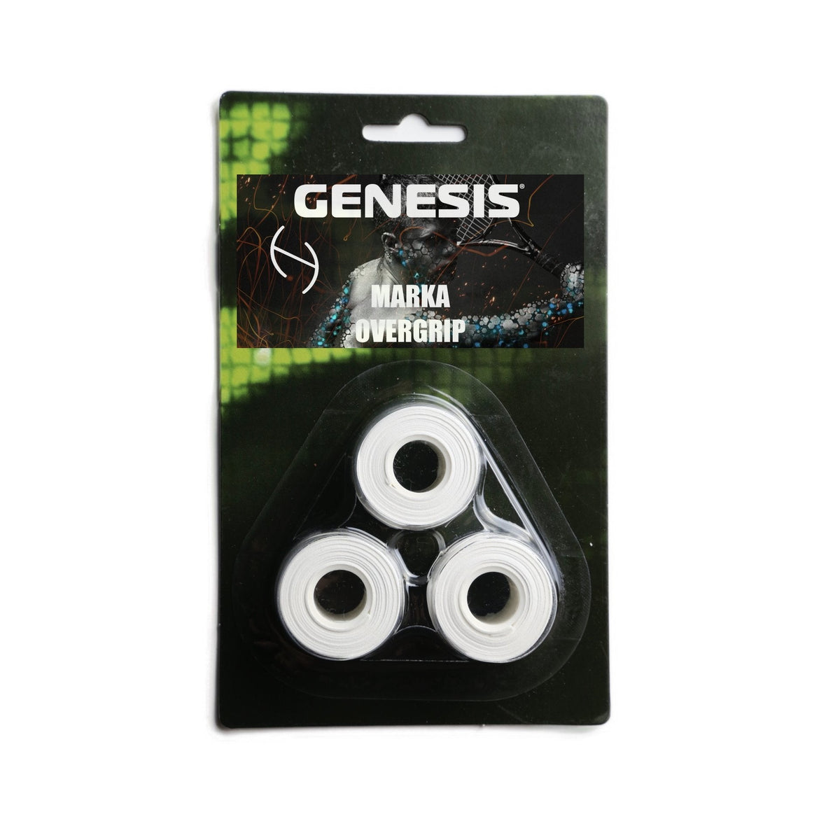 GENESIS Marka White Overgrip 3 Pack