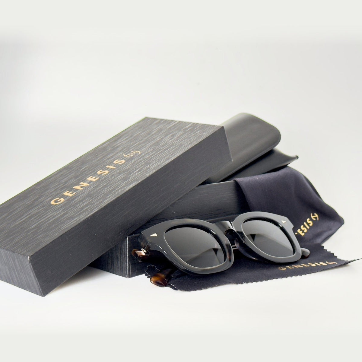 GENESIS Sunglasses Luxury Line Splendore Black Brown LL6