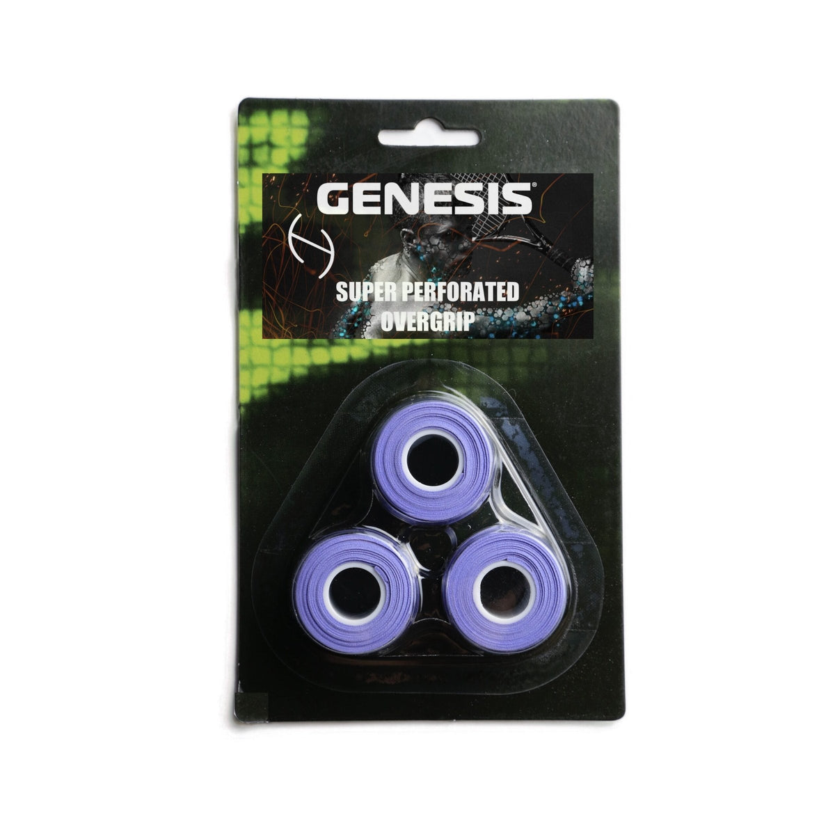GENESIS Super Perforated Purple Overgrip 3 Pack